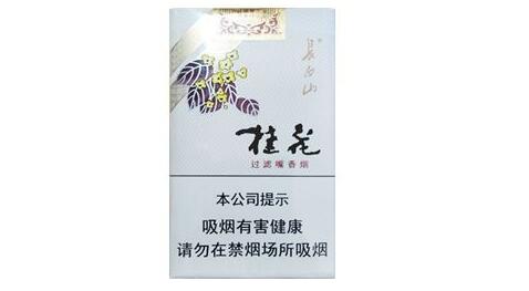 長(zhǎng)白山(桂花)香煙價(jià)格表圖 長(zhǎng)白山桂花煙多少錢